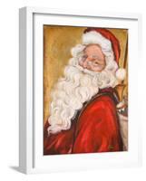 Smiling Santa-Patricia Pinto-Framed Art Print