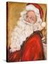 Smiling Santa-Patricia Pinto-Stretched Canvas