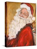 Smiling Santa-Patricia Pinto-Stretched Canvas