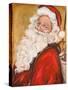 Smiling Santa-Patricia Pinto-Stretched Canvas