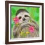 Smiling Sloth-Shari Warren-Framed Art Print