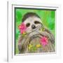 Smiling Sloth-Shari Warren-Framed Art Print