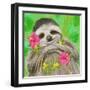 Smiling Sloth-Shari Warren-Framed Art Print