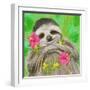 Smiling Sloth-Shari Warren-Framed Art Print