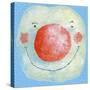 Smiling Snowman-David Cooke-Stretched Canvas