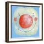 Smiling Snowman-David Cooke-Framed Giclee Print