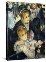 Smiling Women, from Bal Du Moulin De La Galette, Dance at Moulin De La Galette, Paris, 1876, Detail-Pierre-Auguste Renoir-Stretched Canvas