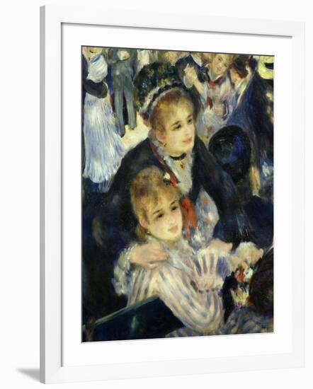 Smiling Women, from Bal Du Moulin De La Galette, Dance at Moulin De La Galette, Paris, 1876, Detail-Pierre-Auguste Renoir-Framed Giclee Print