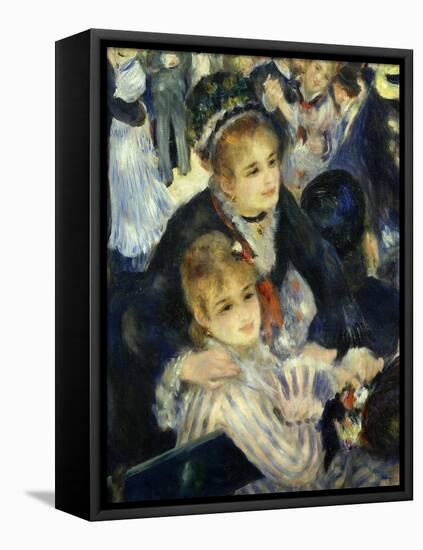 Smiling Women, from Bal Du Moulin De La Galette, Dance at Moulin De La Galette, Paris, 1876, Detail-Pierre-Auguste Renoir-Framed Stretched Canvas