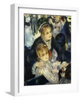 Smiling Women, from Bal Du Moulin De La Galette, Dance at Moulin De La Galette, Paris, 1876, Detail-Pierre-Auguste Renoir-Framed Giclee Print