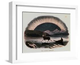 Smimthsonian Libraries: Aurora Borealis from "Thirty Plates Illustrative of Natural Phenomena"-null-Framed Art Print