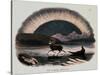 Smimthsonian Libraries: Aurora Borealis from "Thirty Plates Illustrative of Natural Phenomena"-null-Stretched Canvas