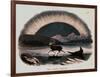 Smimthsonian Libraries: Aurora Borealis from "Thirty Plates Illustrative of Natural Phenomena"-null-Framed Art Print