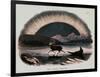 Smimthsonian Libraries: Aurora Borealis from "Thirty Plates Illustrative of Natural Phenomena"-null-Framed Art Print