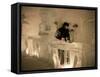 Smirnoff Ice Bar, Ice Hotel, Quebec, Quebec, Canada-Alison Wright-Framed Stretched Canvas