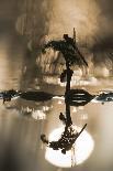 Vagrant Darter (Sympetrum Vulgatum) on Twig with Larval Case, Gornje Podunavlje Reserve, Serbia-Smit-Framed Photographic Print