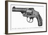 Smith and Wesson Revolver-null-Framed Giclee Print