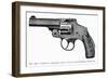 Smith and Wesson Revolver-null-Framed Giclee Print