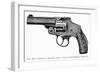 Smith and Wesson Revolver-null-Framed Giclee Print