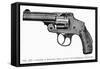 Smith and Wesson Revolver-null-Framed Stretched Canvas