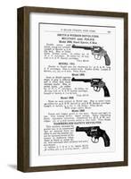 Smith and Wesson Revolvers-null-Framed Giclee Print