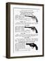 Smith and Wesson Revolvers-null-Framed Giclee Print