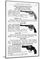 Smith and Wesson Revolvers-null-Mounted Giclee Print