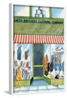 Smith Brothers Clothing Company-Julia Letheld Hahn-Framed Art Print