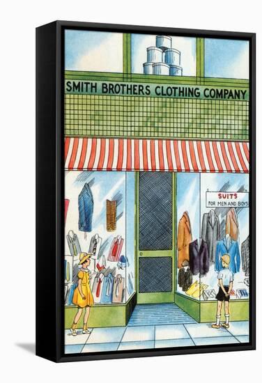 Smith Brothers Clothing Company-Julia Letheld Hahn-Framed Stretched Canvas