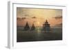 Smith Point Sunset-David Knowlton-Framed Giclee Print