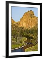 Smith Rock, Crooked River, Smith Rock State Park, Oregon, Usa-Michel Hersen-Framed Photographic Print