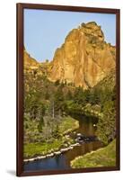 Smith Rock, Crooked River, Smith Rock State Park, Oregon, Usa-Michel Hersen-Framed Photographic Print