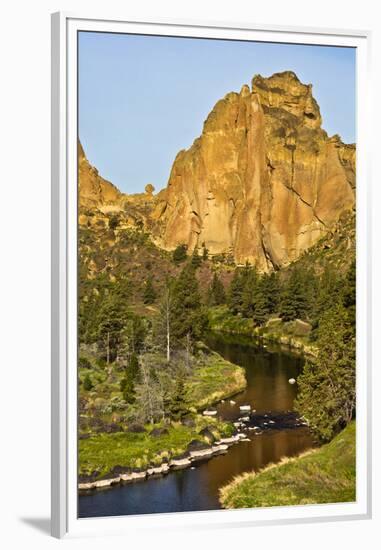 Smith Rock, Crooked River, Smith Rock State Park, Oregon, Usa-Michel Hersen-Framed Premium Photographic Print