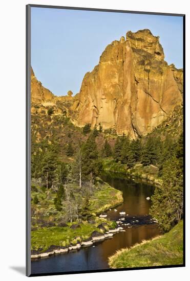 Smith Rock, Crooked River, Smith Rock State Park, Oregon, Usa-Michel Hersen-Mounted Photographic Print