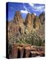 Smith Rock, Oregon-Steve Terrill-Stretched Canvas