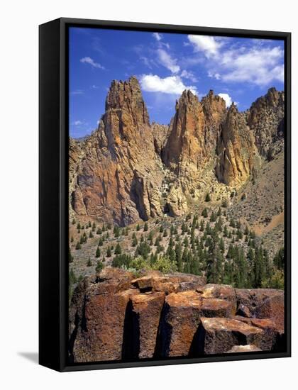 Smith Rock, Oregon-Steve Terrill-Framed Stretched Canvas