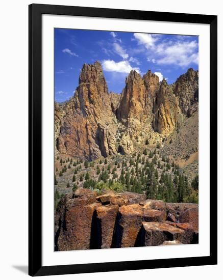 Smith Rock, Oregon-Steve Terrill-Framed Photographic Print