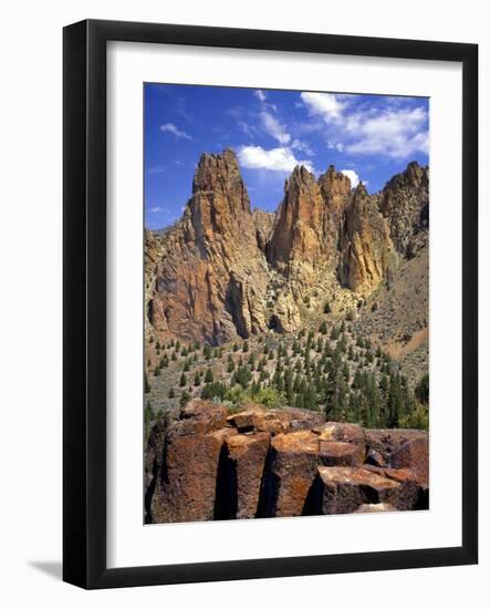 Smith Rock, Oregon-Steve Terrill-Framed Photographic Print
