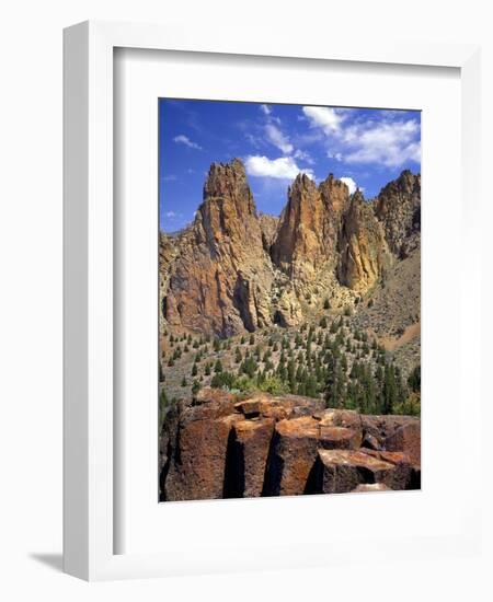 Smith Rock, Oregon-Steve Terrill-Framed Photographic Print