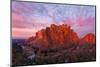 Smith Rock State Park at sunrise, Oregon. Famous for rock climbing.-Adam Jones-Mounted Photographic Print