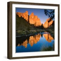 Smith Rock State Park-Ike Leahy-Framed Photographic Print