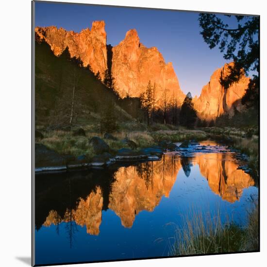 Smith Rock State Park-Ike Leahy-Mounted Photographic Print