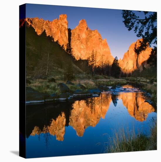 Smith Rock State Park-Ike Leahy-Stretched Canvas