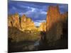 Smith Rocks State Park, Oregon, USA-Charles Gurche-Mounted Photographic Print