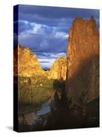 Smith Rocks State Park, Oregon, USA-Charles Gurche-Stretched Canvas