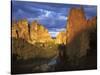 Smith Rocks State Park, Oregon, USA-Charles Gurche-Stretched Canvas