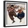 Smith: Silver Skates-Jessie Willcox-Smith-Framed Giclee Print