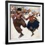 Smith: Silver Skates-Jessie Willcox-Smith-Framed Giclee Print