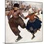 Smith: Silver Skates-Jessie Willcox-Smith-Mounted Giclee Print