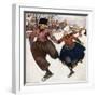 Smith: Silver Skates-Jessie Willcox-Smith-Framed Giclee Print